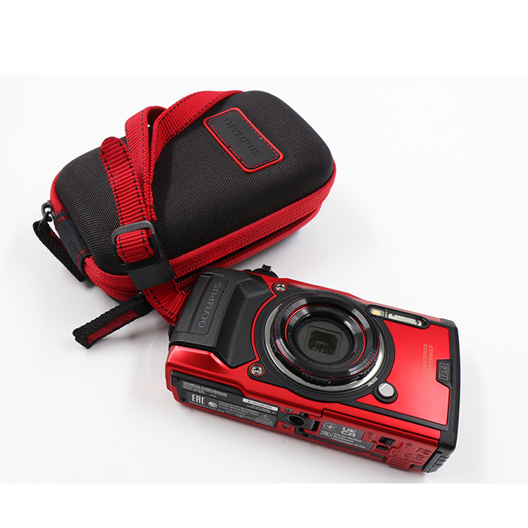 Olympus TG-6 IM015 Tough Red And Black Camera + Pouch, ** No Olympus TG-6 IM015 Tough Red And Black Camera + Pouch, ** No